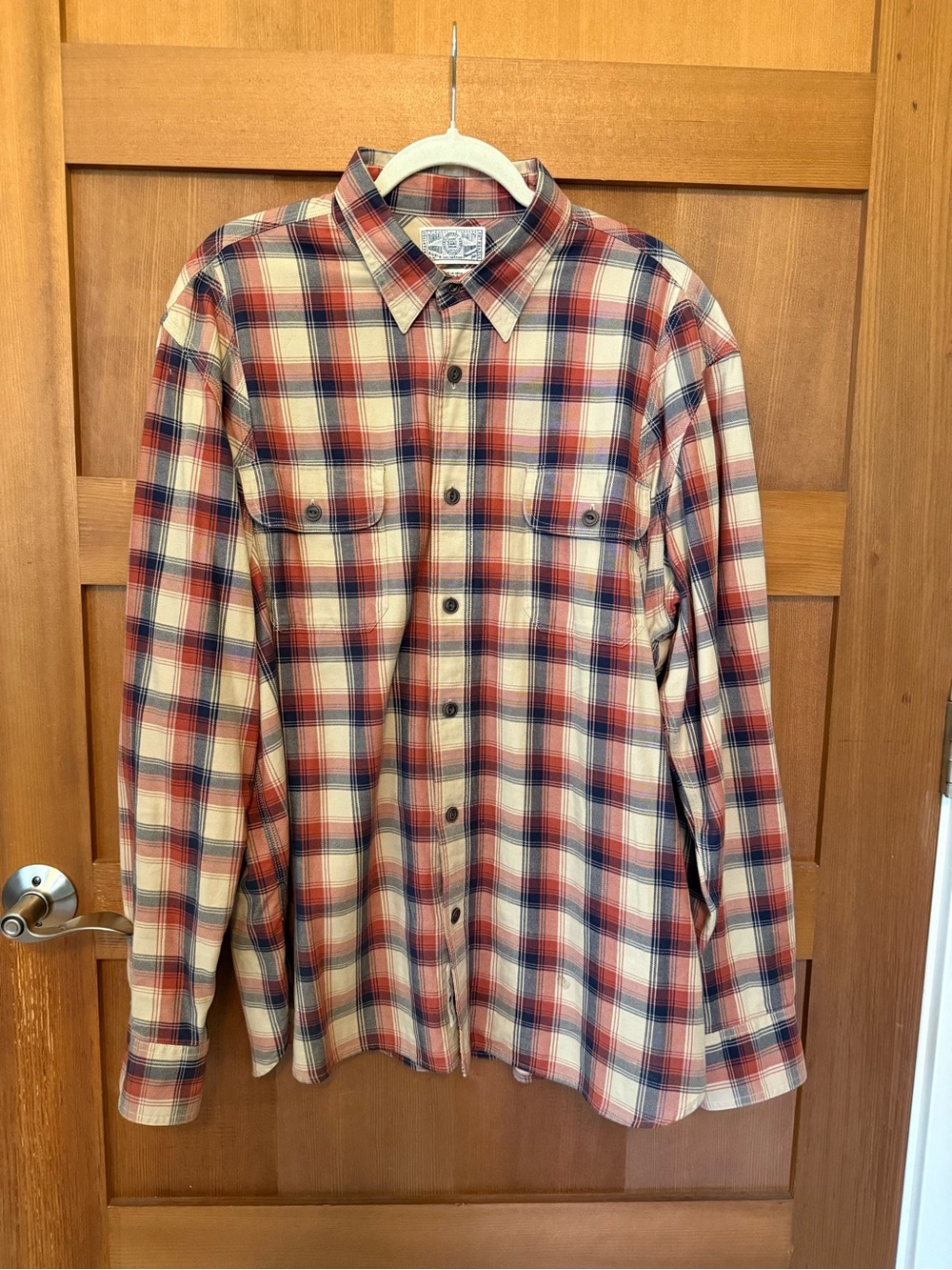 Men’s Lucky Brand Plaid Button Down XL
